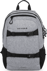 Oxybag Študentski nahrbtnik + kovček OXY Sport Grey Melange