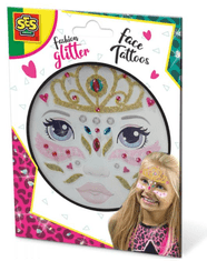 SES Glitter Face Tattoo - princesa