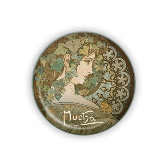 Kovinski odpirač za steklenice Alfons Mucha - Bršljan, ø 5,8 cm