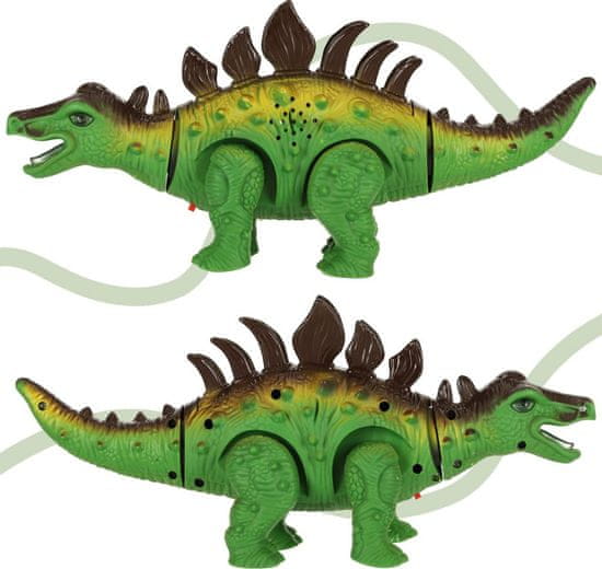 KIK Hodi dinozaver Stegosaurus z lučkami in zvoki