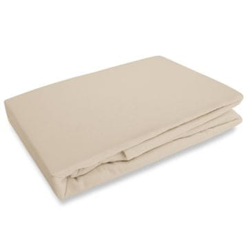 Darymex Flanelasta rjuha 200x220, mehka, topla flanela, bež barva