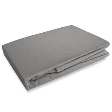 Darymex Flanelasta rjuha 140x200, mehka, topla flanela, siva barva