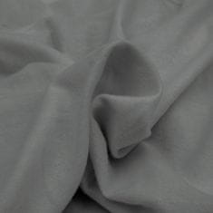 Darymex Flanelasta rjuha 200x220, mehka, topla flanela, siva barva