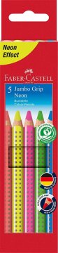 Faber-Castell Barvice jumbo grip neon 1/5