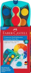 Faber-Castell Barvice vodene connect + čopič turkiz 1/12