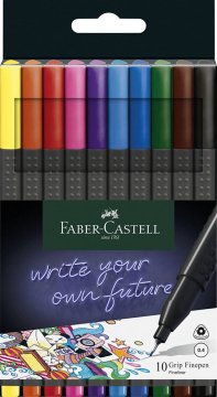 Faber-Castell Flomaster šolski finepen grip 0,4mm 1/10