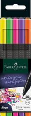 Faber-Castell Flomaster finepen grip 0,4mm neon 1/5