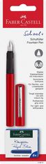 Faber-Castell Nalivno pero faber-castell+bombice rdeč