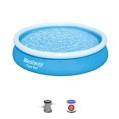 Bestway Bazen Fast Set z napihljivim robom | 366 x 76 cm s kartušno filtrsko črpalko