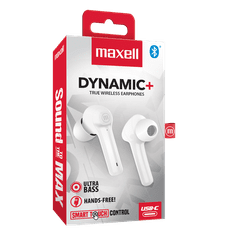 Maxell Slušalke TWS Dynamic+ bele