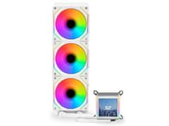 Lian Li Galahad II LCD 360 SL-Infinity tekočinsko hlajenje, AIO, ARGB, bela