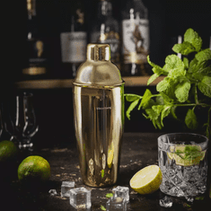 KLAUSBERG Cocktail Shaker, Gold-Color, Made of Stainless Steel