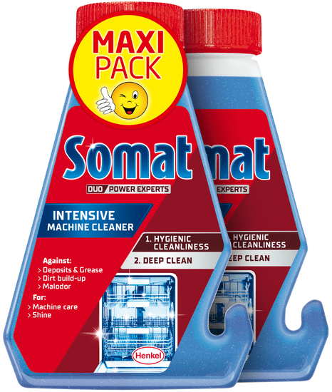 Somat FINISH Čistilo za pomivalni stroj, 2× 250 mL