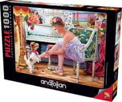 AnaTolian Puzzle Balerina in njen kužek 1000 kosov