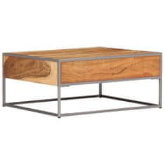 Vidaxl Klubska mizica 75x75x35 cm trden akacijev les