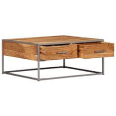 Vidaxl Klubska mizica 75x75x35 cm trden akacijev les
