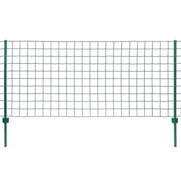 Vidaxl Evro ograja iz jekla 20x1,5 m zelena