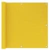 Vidaxl Balkonsko platno rumeno 90x500 cm HDPE