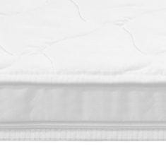 Vidaxl Nadvzmetnica hladna pena 140x200 cm jajčast profil 6 cm