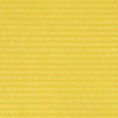 Vidaxl Balkonsko platno rumeno 90x500 cm HDPE