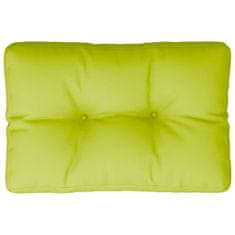 Vidaxl Blazina za kavč iz palet svetlo zelena 50x40x12 cm