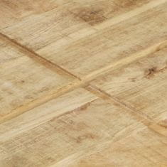 Vidaxl Klubska mizica 80x80x28 cm trden mangov les