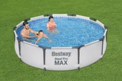 Bestway Montažni bazen Steel Pro MAX | 305 x 76 cm s kartušno filtrsko črpalko