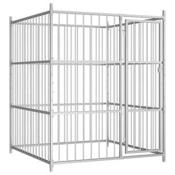 Vidaxl Zunanji pasji boks 150x150x185 cm