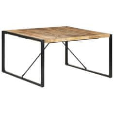 Vidaxl Jedilna miza 140x140x75 cm robusten mangov les