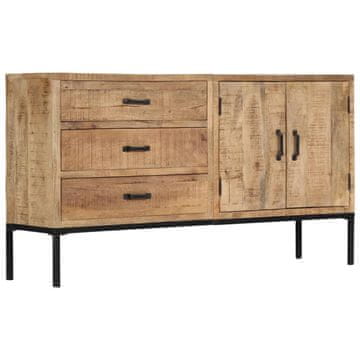 Vidaxl Komoda 140x35x75 cm trden mangov les