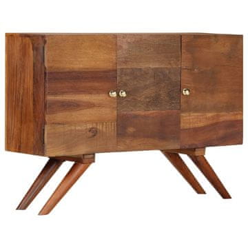 Vidaxl Komoda rjava trden predelan les 110x30x75 cm