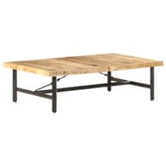 Vidaxl Klubska mizica 142x90x42 cm trden mangov les