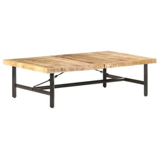 Vidaxl Klubska mizica 142x90x42 cm trden mangov les