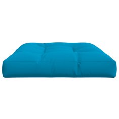 Vidaxl Blazina za kavč iz palet modra 120x80x12 cm
