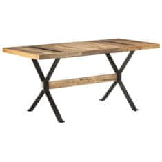 Vidaxl Jedilna miza 160x80x76 cm robusten mangov les