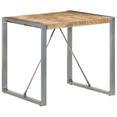 Vidaxl Jedilna miza 80x80x75 cm robusten mangov les