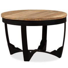 Vidaxl Stranska mizica iz neobdelanega mangovega lesa 60x40 cm