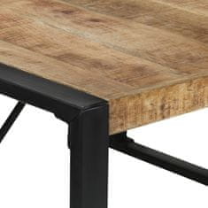 Vidaxl Jedilna miza 140x140x75 cm robusten mangov les
