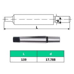 Vidaxl Vrtalna glava s hitrim snemanjem MT2-B18 16 mm razpon vpenjanja