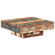 Vidaxl Klubska mizica 80x80x28 cm trden predelan les