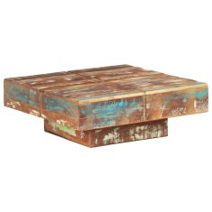 Vidaxl Klubska mizica 80x80x28 cm trden predelan les