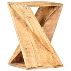 Vidaxl Stranska mizica 35x35x55 cm trden mangov les