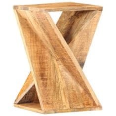 Vidaxl Stranska mizica 35x35x55 cm trden mangov les