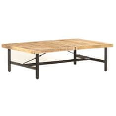 Vidaxl Klubska mizica 142x90x42 cm trden mangov les