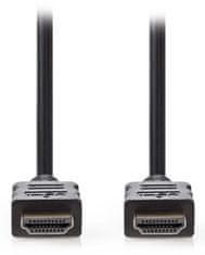 Nedis Hitri kabel HDMI 1.4 z Ethernetom/ 4K@30Hz/ pozlačeni konektorji HDMI-HDMI/ črn/ nepakiran/ 7,5 m