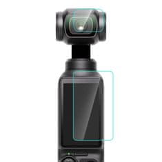 Puluz Glass Lens Set zaščitno steklo za DJI Osmo Pocket 3