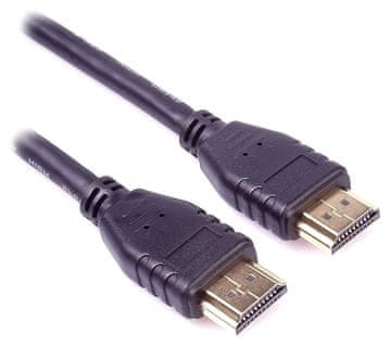 PremiumCord HDMI 2.1 High Speed + Ethernet kabel/ 8K@60Hz / pozlačeni konektorji/ 5m/ črna