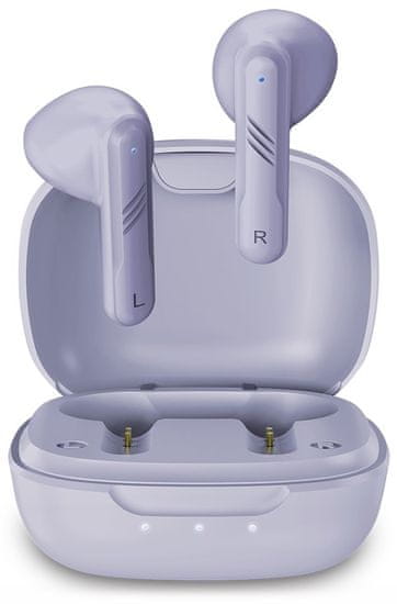 Genius Brezžične slušalke TWS HS-M905BT svetlo vijolične barve/ Bluetooth 5.3/ polnjenje USB-C/ vijolične barve