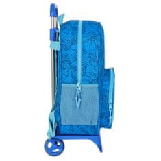 slomart šolski nahrbtnik stitch modra 33 x 42 x 14 cm