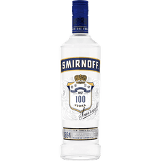 Smirnoff Triple Distilled 100 PROOF Vodka Blue Label 50% Vol. 1l